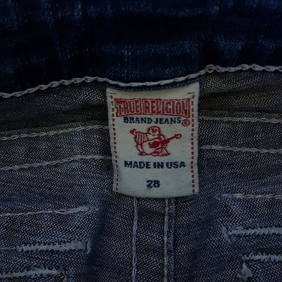 True Religion Billy Jeans Style # 10-572TS 98% Cotton Size 28 - Picture 8 of 13